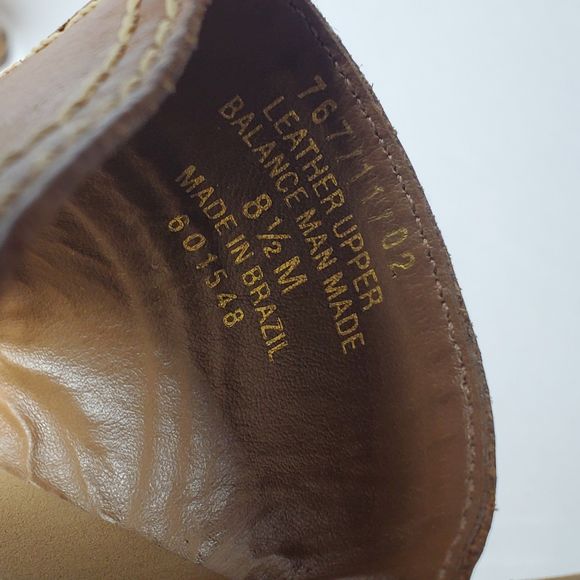 Vintage Y2K DOCKERS Sandals Slip-On Wedge Brown Patchwork Women's Size 8.5 - Picture 10 of 10